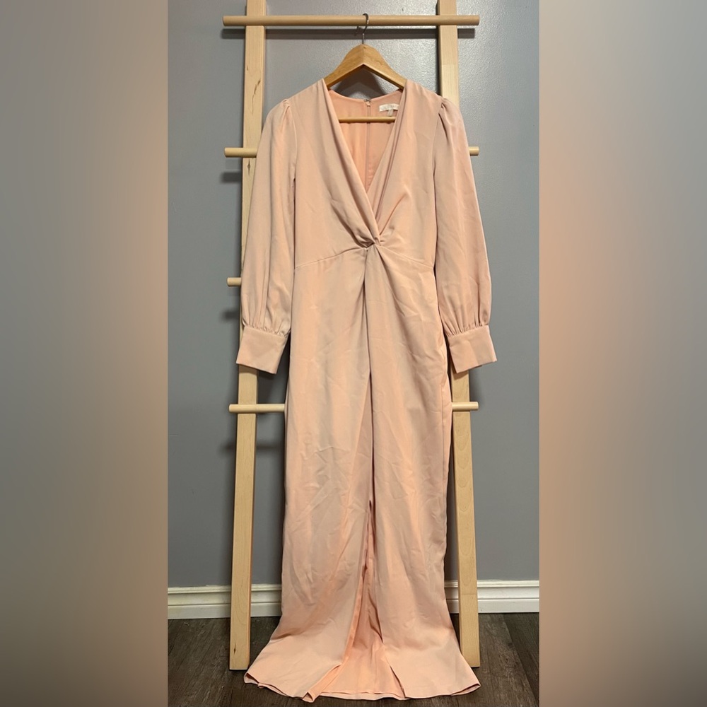 Nordstrom Long Sleeve Dress in Blush Pink
